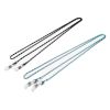 2 Pcs Vintage Random Color Metal Eyeglass Chain Multipurpose Reading Glasses Chain Necklace String Sunglasses Neck Strap Lanyard