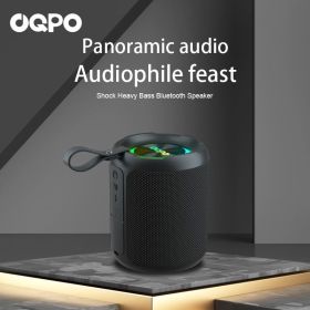 [IPX7 Waterproof]OQPO Wireless Outdoor Speaker 40W Power Wireless 5.3 TWS Pairing 360° Surround Sound Deep Bass Hi-Fi Quality 3 EQ Modes Ideal for Par