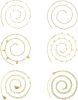6Pcs Beach Bikini Waist Chain for Women Butterfly Rhinestone Beads Belly Chain Adjustable Sexy Body Chain for Summer