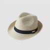 Khaki Sun Hat Iron Label Fedora Women Breathable Straw Hats Outdoor Beach Travel Sunscreen Cap Valentines Gifts