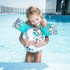 Inflatable Beach Ball Summer Party Pool Decorations, Beach Toys for Summer Water Games - Leopard Print