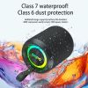 [IPX7 Waterproof]OQPO Wireless Outdoor Speaker 40W Power Wireless 5.3 TWS Pairing 360° Surround Sound Deep Bass Hi-Fi Quality 3 EQ Modes Ideal for Par