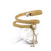 The LADY OF THE SKY Pearl Braided Arm Band