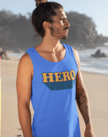 Hero Premium Adult Muscle Top (Gender-Size: Unisex-XL, Color: Black)