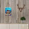 NEW Treasure Chest Wall or Door Hanging Prints Aluminum Metal Sign Kitchen Wall Bar Bathroom Plaque Home Decor Front Door Plaque, 12x16, Multicolor